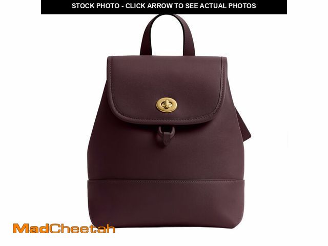 Lot 74-13567699 - COACH Women's Turnlock Backpack Black Currant One Size - USED