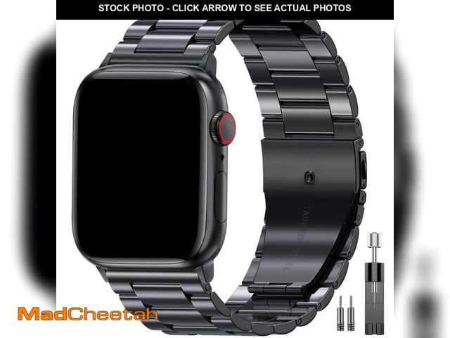 Lot 74-12306179 - EPULY Compatible with Apple Watch Band 42mm 44mm 45mm 38mm 40mm 41mm Business Stainless Steel Metal ...