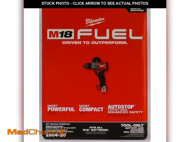 Lot 74-13627716 - Milwaukee Electric - M18 Fuel. 1/2 Hammer Drill/Driver - USED