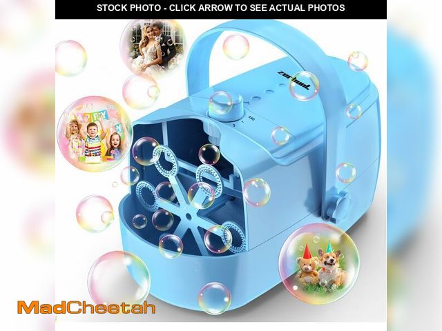 Lot 74-14265449 - Bubble Machine Automatic Bubble Blower: Durable Bubble Maker 18000+ Big Bubbles Per Minute for Indoo...