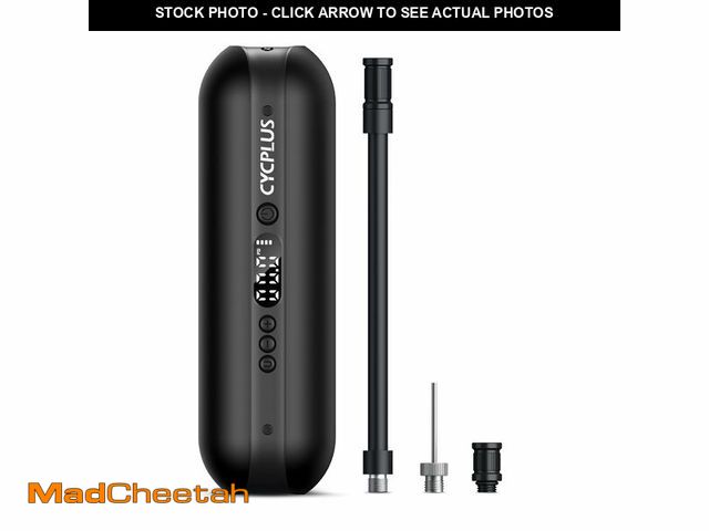 Lot 74-14146326 - CYCPLUS Electric Air Compressor Portable Bicycle Pump Car Tire Inflator, Max 150 PSI, Auto Shut-Off ...