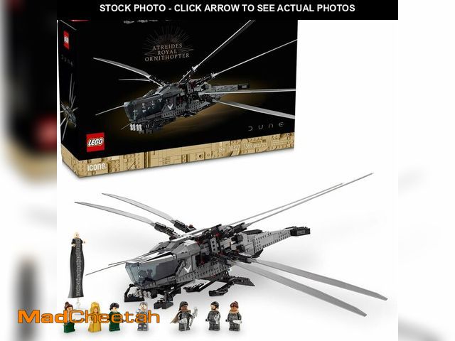 Lot 74-14348837 - LEGO Icons Dune Atreides Royal Ornithopter 10327, Collectible Dune Inspired Model for Build and Disp...
