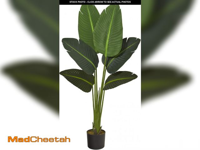 Lot 74-12399218 - Nearly Natural 45in. Travelers Palm Artificial Plant (Real Touch) - UNUSED