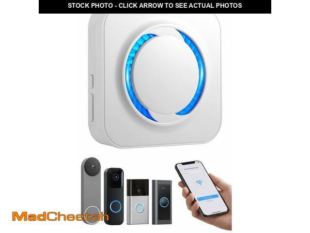 Lot 74-14270100 - MISDUOCOCO Wireless Doorbell Chime Extender for Ring Blink Google Nest, Wi-Fi Smart Doorbell Booster...
