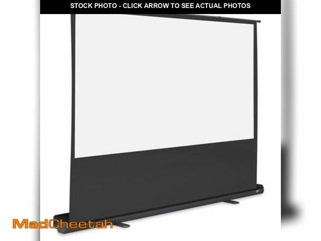 Lot 74-14356096 - 120in simple projection screen black velcro - UNUSED