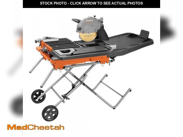 Lot 74-12374972 - 15 Amp 10 in. Wet Tile Saw with Portable Stand - UNUSED