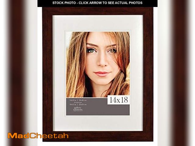 Lot 74-12367524 - Gallery Solutions - 14"x18" Wall Picture Frame - Double White Mat - Matted for 10"x13" Image - Versa...