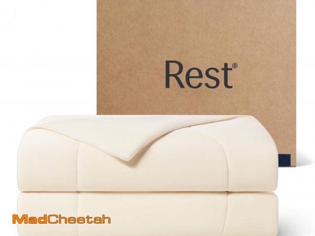 Lot 74-11983328 - RESTÃÂ® EvercoolÃÂ® Cooling Comforter, King/Cali King, Blanket for Hot Sleepers, All Season Beddin...