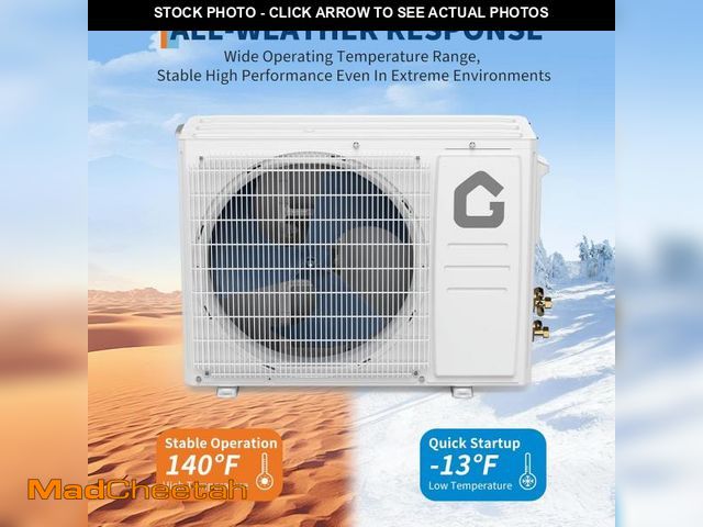 Lot 74-12165292 - (OUTDOOR UNIT ONLY) 21 SEER2 Mini Split AC, 230V 24000 BTU Mini Split Heating and Coolings up to 150...