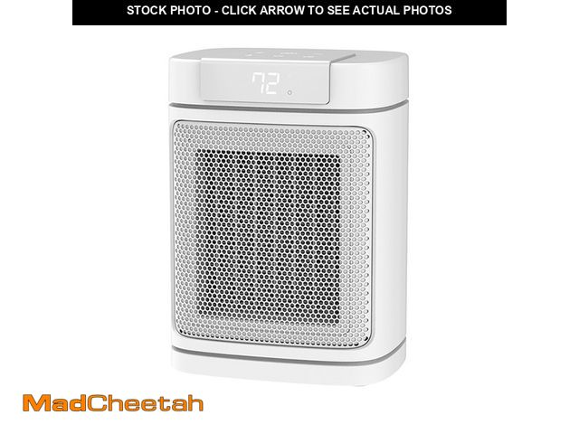 Lot 74-12859014 - Better Homes &amp; Gardens 1500W Digital Ceramic Heater With ALCI Plug - White - UNUSED