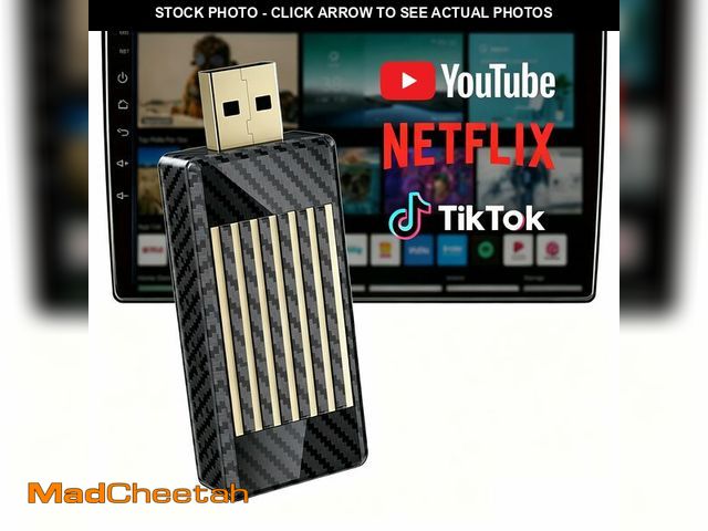 Lot 74-14434239 - Yurnlv Wireless CarPlay Android Auto Adapter AI Magic Box, Built-in Play Store Netflix YouTube TikTo...