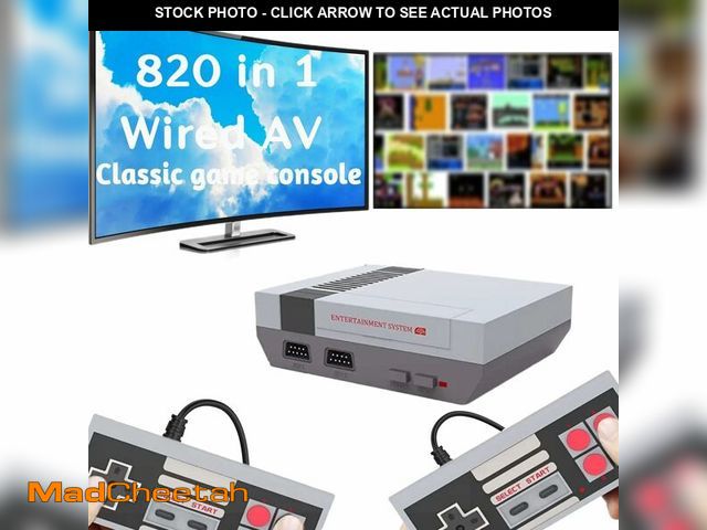 Lot 74-14207409 - Classic Mini Retro Game Console Built in Classic Video Games,AV Output Handheld Game System with Dua...