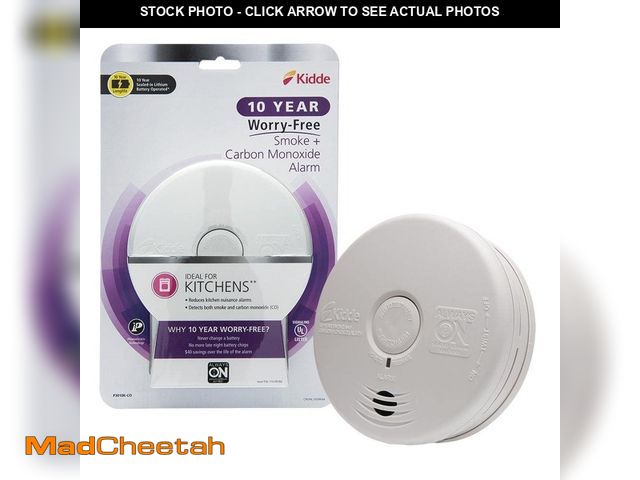 Lot 74-12745971 - Kidde 10-Year Worry-Free Battery Powered Smoke &amp; Carbon Monoxide Detector - UNUSED