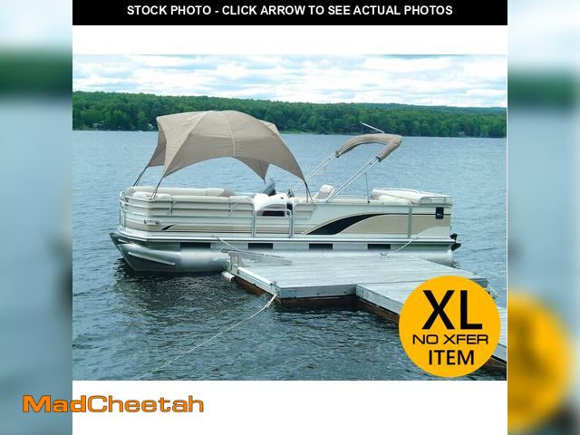 Lot 74-12573343 - Taylor Made Products 12003OS Easy-Up Gazebo Shade Top (Sand) , 8'L x 102"W x 50"H - UNUSED