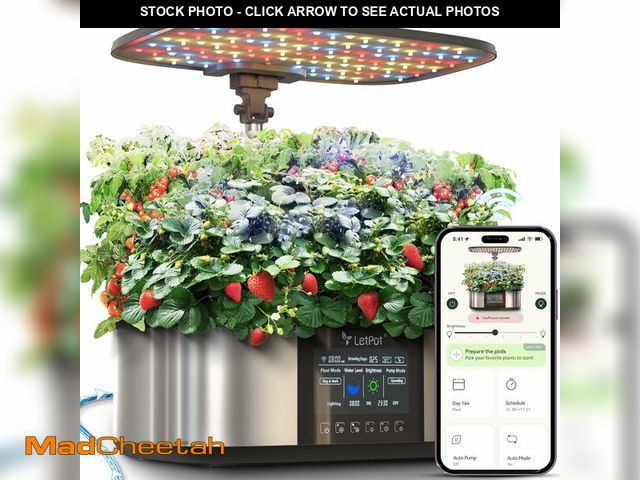 Lot 74-14477896 - LETPOT LPH-Max 21-Pod Hydroponic Growing System Kits, Smart Indoor Garden with APP &amp; WiFi Contro...