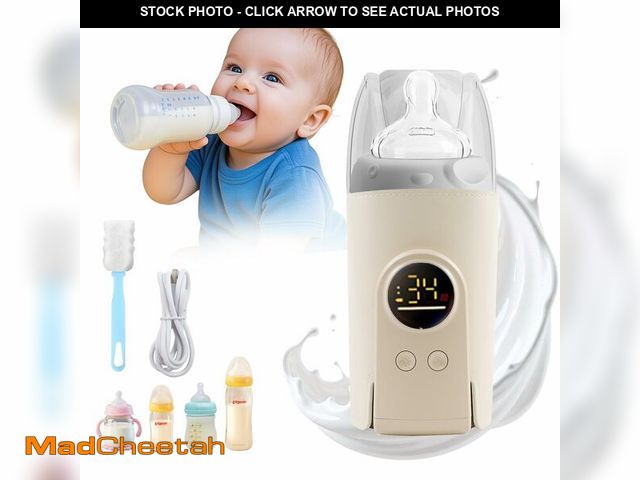 Lot 74-13964479 - Portable Milk Warmer for Travel, On The Go Baby Bottle Warmer, Waterless Bottle Warmering with Batte...