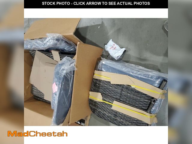 Lot 74-10856519 - ( THIS ITEM IS THE SOFA FOR THE PATIO SET ONLY) JOYSIDE 5-Piece Wicker Outdoor Patio Seating Convers...