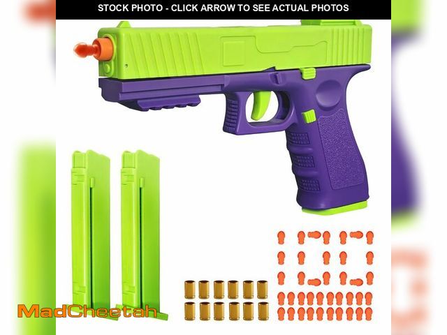 Lot 74-13549420 - Toy Gun Pistol,Toy Guns with Shell Ejecting, Mechanical Automatic Toy Guns for Boys - Sturdy Toy Gun...