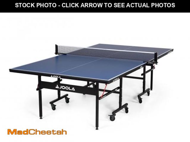 Lot 74-12201274 - JOOLA Inside Professional MDF Indoor Ping Pong Table with Quick Clamp Table Tennis Net and Post Set ...