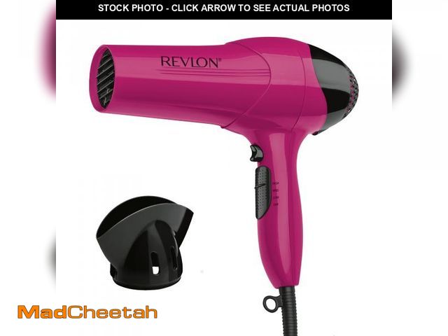 Lot 74-12422092 - Revlon 1875W Ionic Hair Dryer, Berry - UNUSED