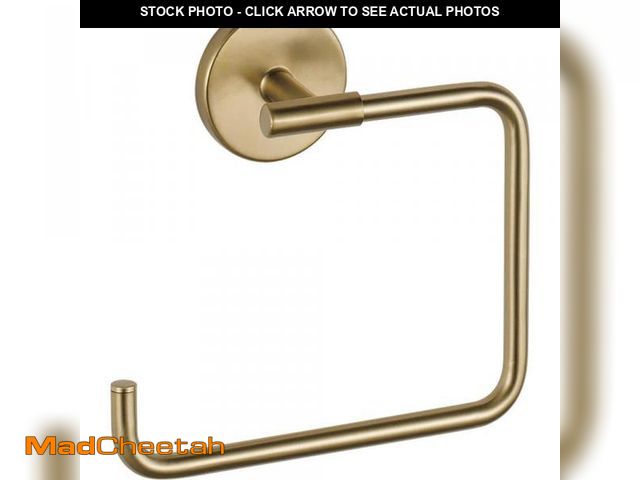 Lot 74-12085861 - Delta Trinsic Open Towel Ring in Champagne Bronze - USED