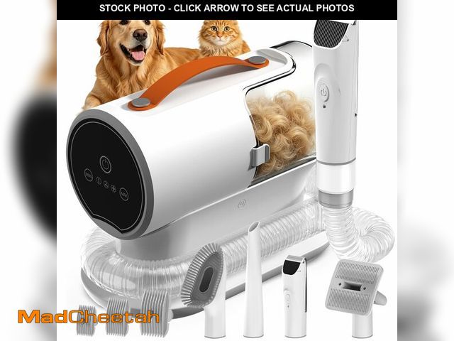Lot 74-14281019 - AiRiOBO Dog Grooming Vacuum Kit, 12000Pa Strong Suction Pet Hair Vacuum for Shedding, Low Noise 50dB...