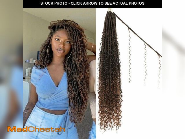 Lot 74-14295262 - Boho Goddess Locs Crochet Hair - 9 Packs Boho Soft Locs 30 inch, Ombre Brown Boho Faux Locs Crochet ...
