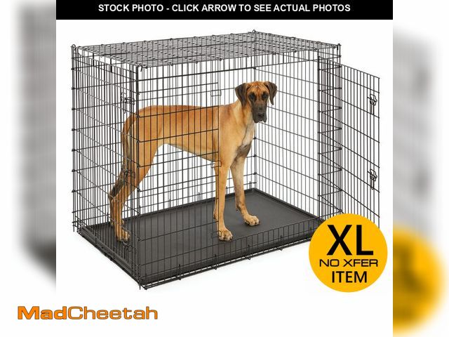 Lot 74-12631212 - MidWest Homes for Pets Solutions Series XXL Double Door 54-Inch Dog Crate for the Largest Breeds, St...