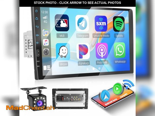 Lot 74-11979026 - Hikity Single Din Car Stereo Wireless Carplay Android Auto Radio, 9 Inch Car Play Touch Screen with ...