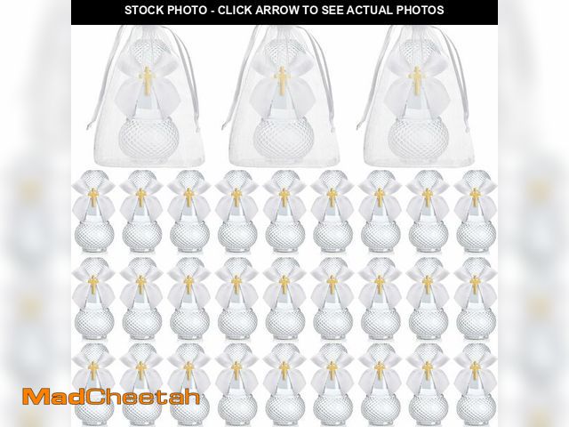 Lot 74-13959078 - Chuangdi 30 Set Holy Catholic Water Bottles Bulk 50ml Christian Water Container Empty Glass Bottle w...