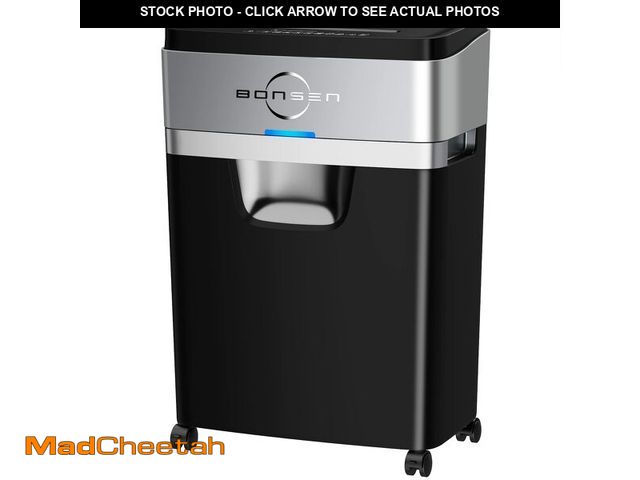 Lot 74-13504663 - BONSEN Paper Shredder, 20-Sheet 60 Mins Nonstop Heavy Duty Paper Shredder for Office, 60dB Ultra Qui...