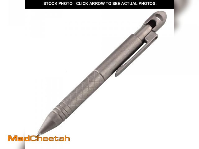 Lot 74-12052242 - SMOOTHERPRO Titanium Bolt Action Pen with Tungsten Side for EDC Pocket Outdoor Collection Signature ...