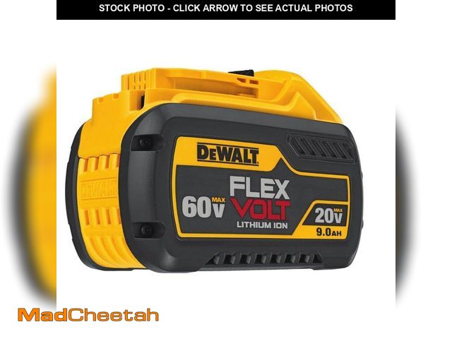 Lot 74-12795061 - DEWALT FLEXVOLT 20V/60V MAX Lithium-Ion 9.0Ah Battery - UNUSED