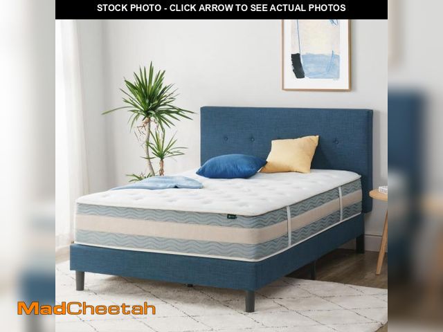 Lot 74-12106483 - ZINUS 12 Inch Cooling Comfort Support Hybrid Mattress [New Version], Queen, Fiberglass Free, Medium ...