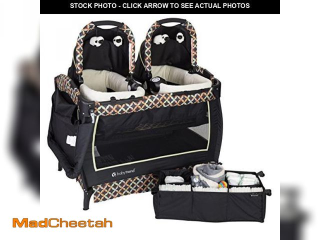 Lot 74-11360106 - Baby Trend Twin Nursery Center, Circle Tech - UNUSED