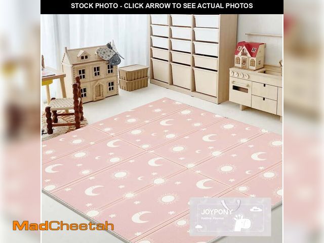 Lot 74-14586732 - Joypony Large Baby Play Mat, 47 x 47 in, Foldable, Double-Sided, for Babies and Toddlers - UNUSED
