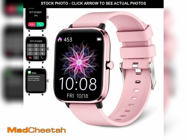 Lot 74-13630180 - Smartwatch for Women - Call, Fitness Tracker, Heart Rate &amp; Sleep Monitor, 1.69" Touch Screen, Wa...