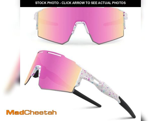 Lot 74-12221764 - Ukoly Cycling Sunglasses with Interchangeable Nose Pad Men Women,Sports Sunglasses,Fishing Baseball ...