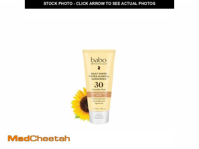 Lot 74-14144891 - Babo Botanicals Daily Sheer Mineral Tinted Sunscreen SPF30 - Natural Zinc Oxide &amp; Titanium Dioxi...