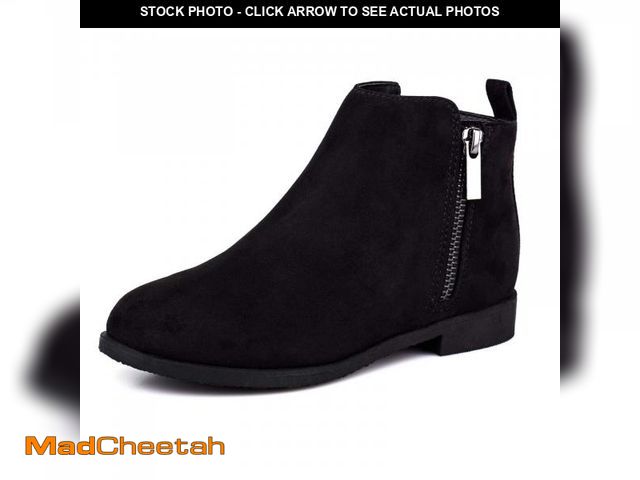 Lot 74-12307577 - Harvest Land Girl Boots Kids Ankle Boots Warm Side Zipper Low heel Short Booties Winter Snow Boots A...