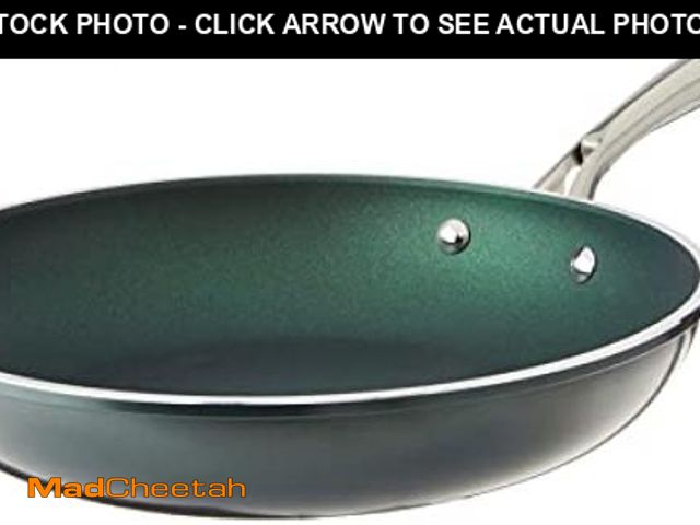Lot 74-12510229 - Granitestone Green Frying Pan with Ultra Nonstick Durable Mineral &amp; Diamond Coating, Skillet wit...