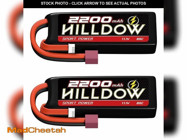 Lot 74-12708082 - 11.1V 3S Lipo Battery 85C 2200mAh with T Connector RC Battery Softcase for RC Airplane RC Quadcopter...