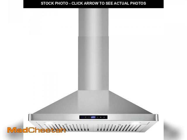 Lot 74-12386509 - COSMO COS-63175S 30 in. Vista Collection 380 CFM Ducted Wall Mount Range Hood, Touch Controls, LED L...