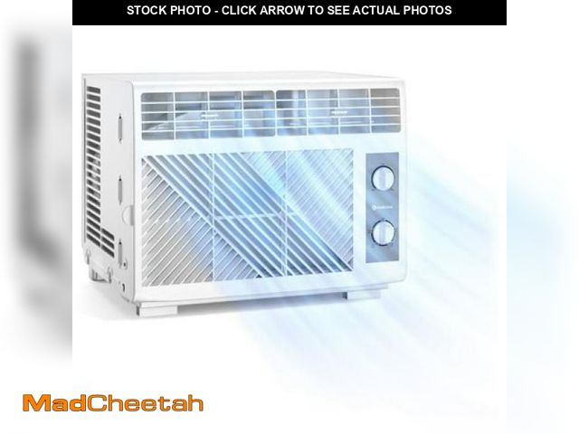 Lot 74-12420081 - 5,000 BTU 115 Volts Window Air Conditioner Cools 150 Sq. Ft. with Mechanical Controls in White - UNU...