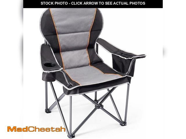 Lot 74-14259201 - NEWBULIG Oversized Folding Camping Chair for Adults, Portable Outdoor Collapsible Chairs, 500 LBS He...