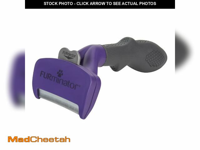 Lot 74-12500580 - FURminator deShedding Tool For Medium/Large Cats, Short Hair, Removes Loose Hair From Shedding - UNU...