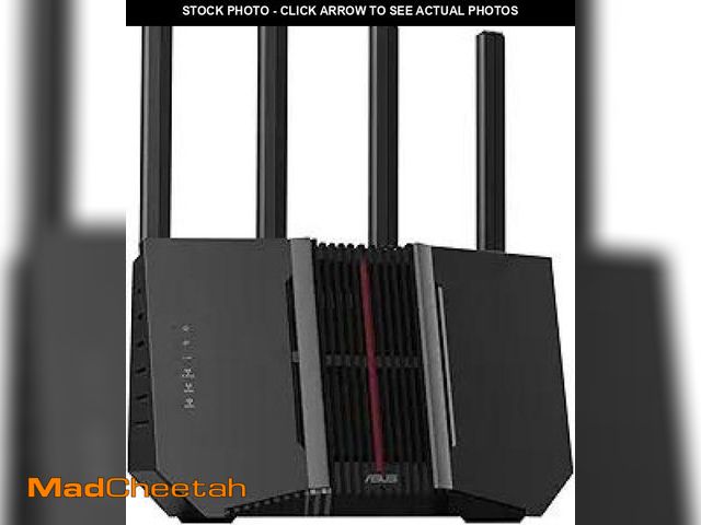 Lot 74-12126813 - ASUS RT-BE92U BE9700 Tri-Band WiFi 7 Router, Supports New 320MHz Bandwidth &amp; 4096-QAM, MLO, AI W...