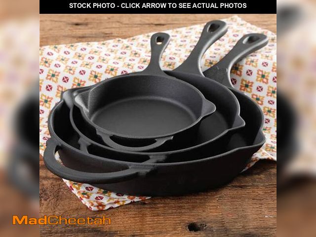 Lot 74-12687414 - The Pioneer Woman Timeless Beauty Cast Iron Set 3-piece Country Garden 6 QT - UNUSED