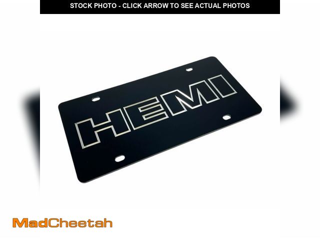 Lot 74-14147070 - Eurosport Daytona- Compatible with -, HEMI Acrylic License Plate - USED