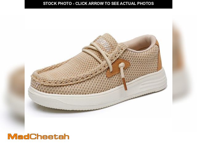 Lot 74-14473034 - Apakowa Kids Boys Girls Loafers Slip-On Casual Walking Shoes Comfortable &amp; Lightweight (Toddler/...